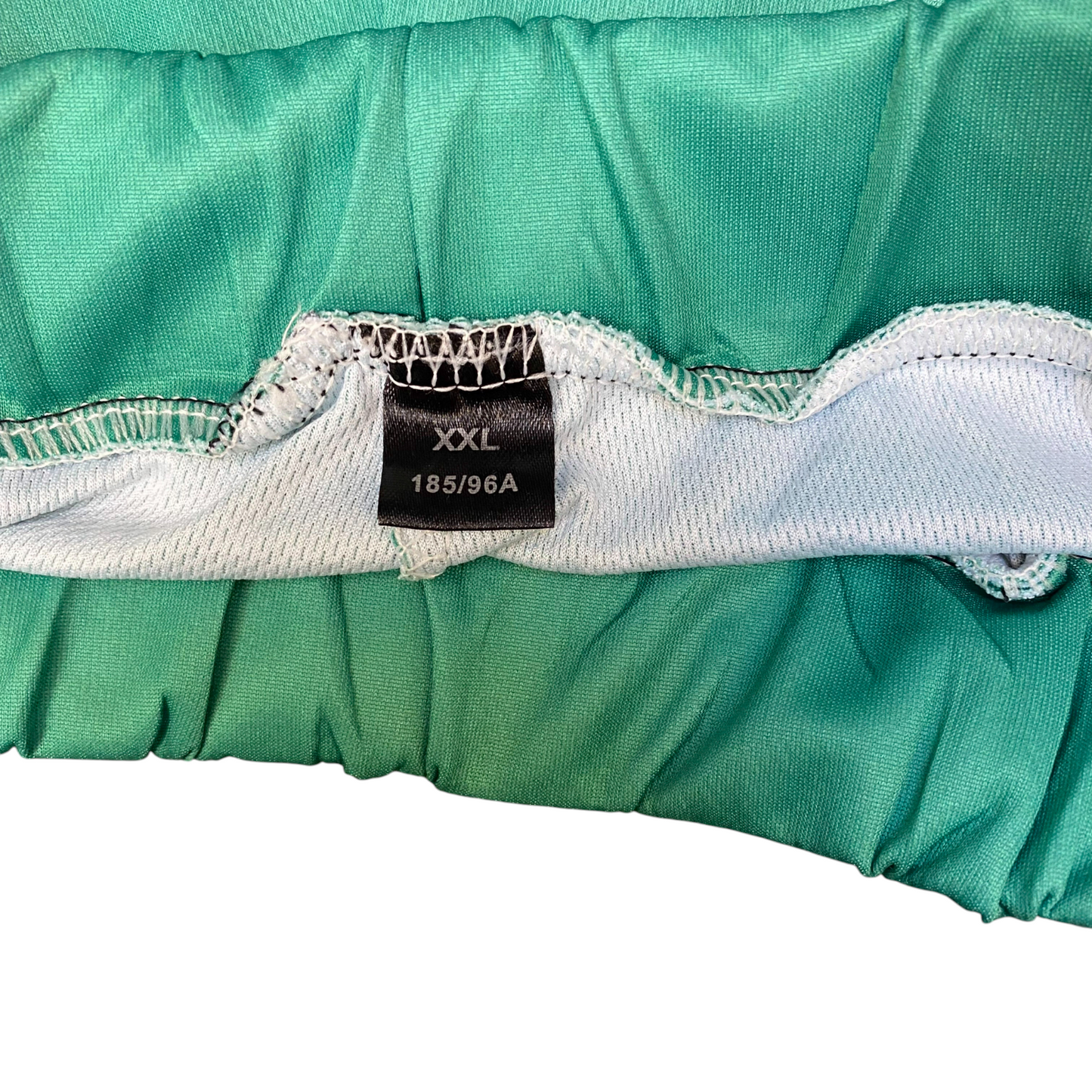 Running Sprinter Shorts Womens 2XL Teal Gym Workout Elastic Waist Dolphin Hem