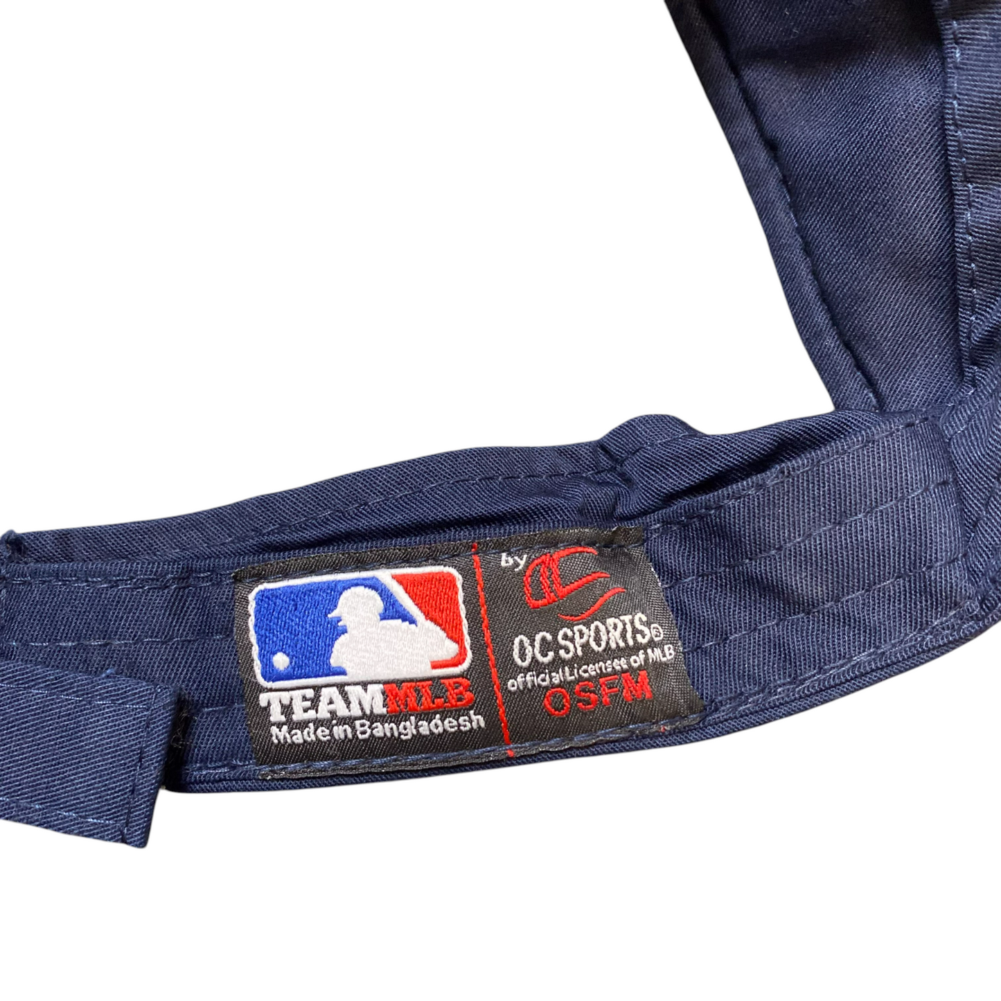 MLB Cleavland Indians Outdoor Cap Sports Visor Hat OSFM Blue Embroidered Logo