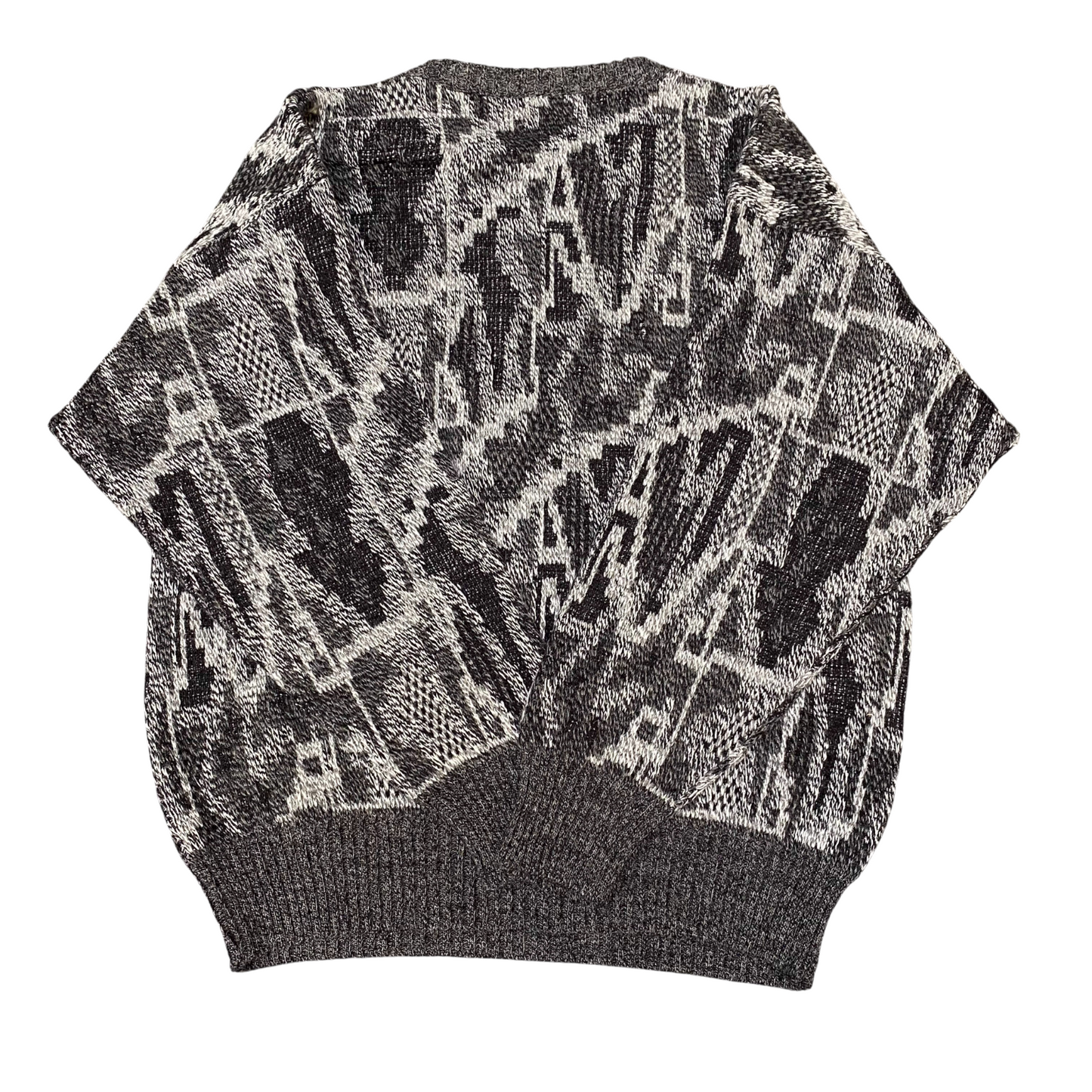 Onpelo Fitrico Jumper Womens Medium Grey Patterned Warm Winter Holiday Pullover