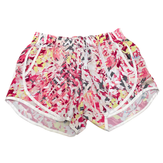 Calvin Klein Running Sprinter Shorts Womens Multi Coloured Elastic Waist Stretch