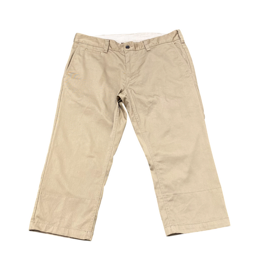 Dickies Trousers Mens XL Beige Genuine Straight Fit Slash Pockets Workwear Chino