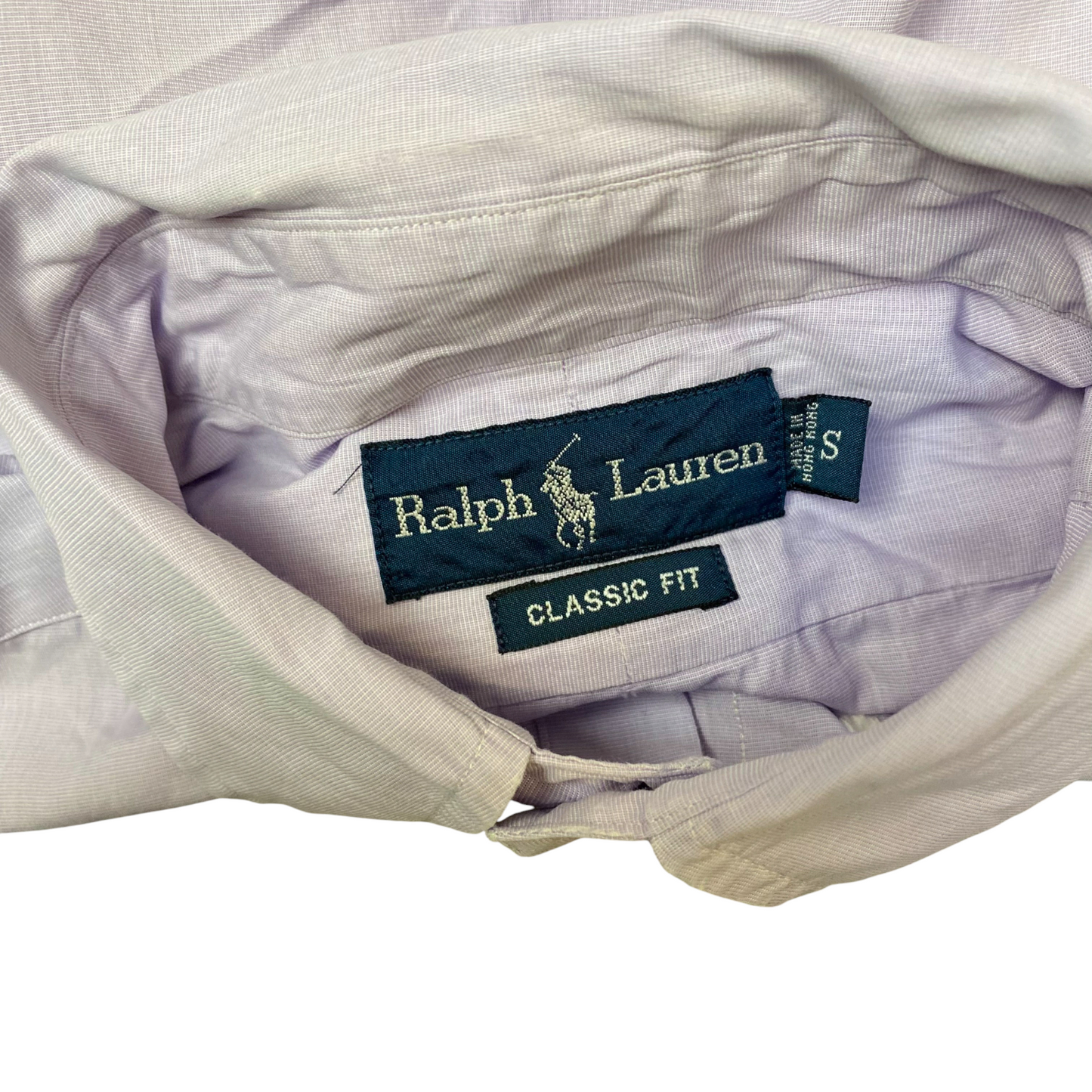 Ralph Lauren Shirt Mens S Purple Classic Fit Long Sleeve Pony Logo Button Down