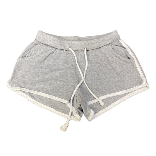 Running Sprinter Shorts Womens Small 26" Waist Grey Gym Stretch Workout Elastic