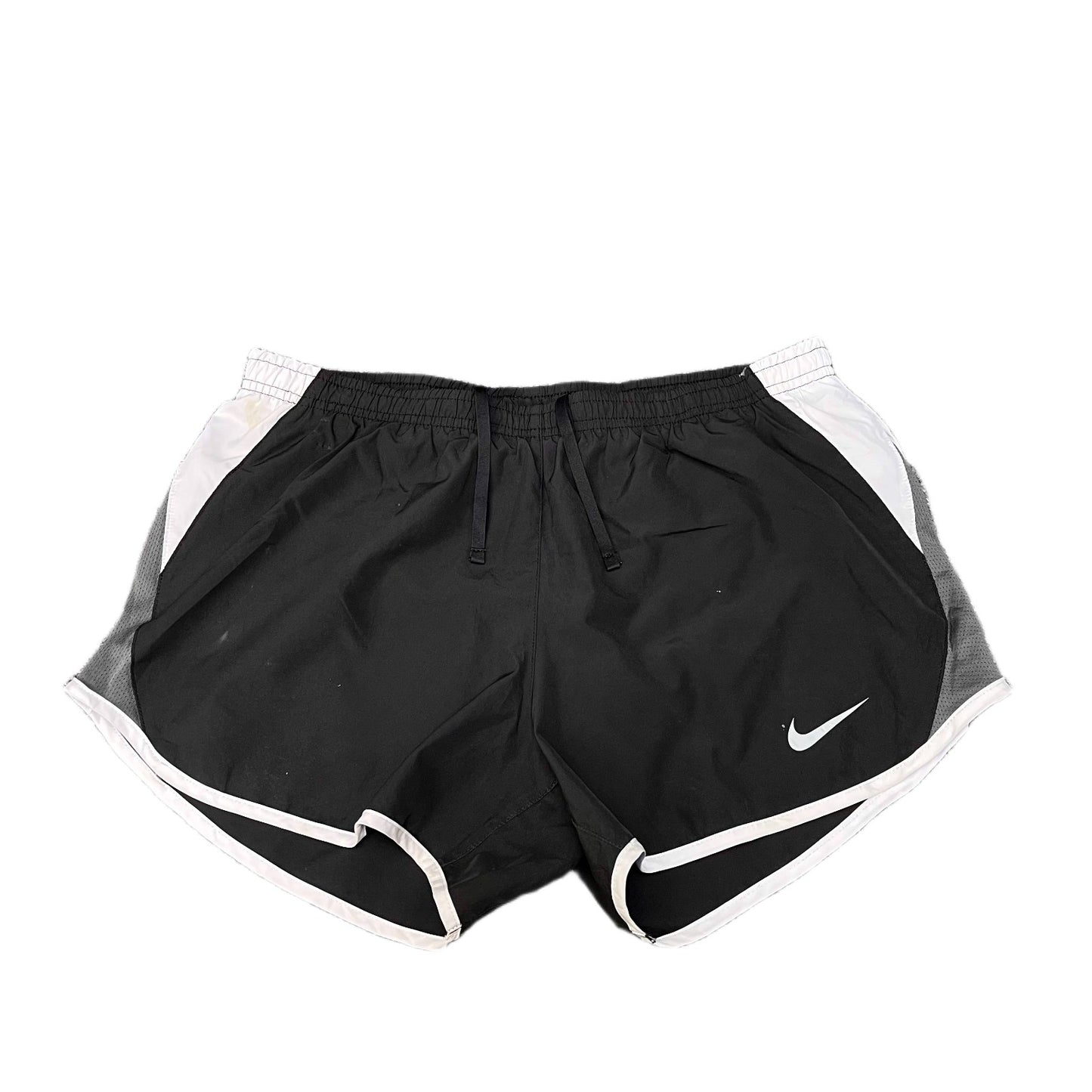 Nike Dri-Fit Running Shorts Fits as Womens Medium 30" Waist Black Dolphin Hem