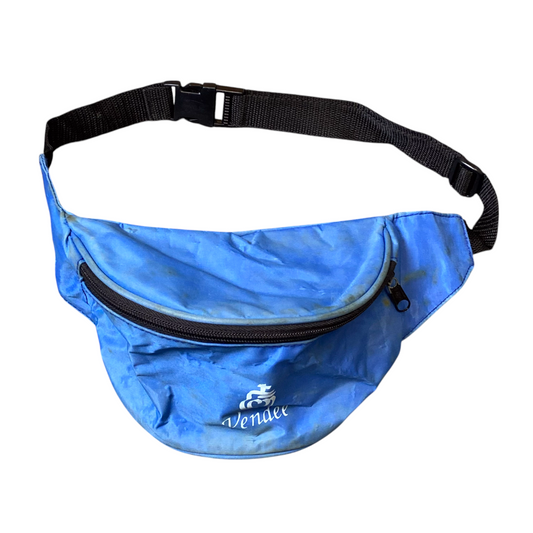 Vendee Unisex Adults Outdoor Travel Fanny Pack Bum Bag Blue Zipper Adjustable