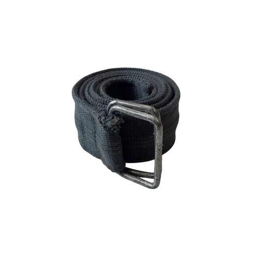 Mister Lady Waist Belt Womens Dark Grey Double Ring Metal Buckle Size 45 in