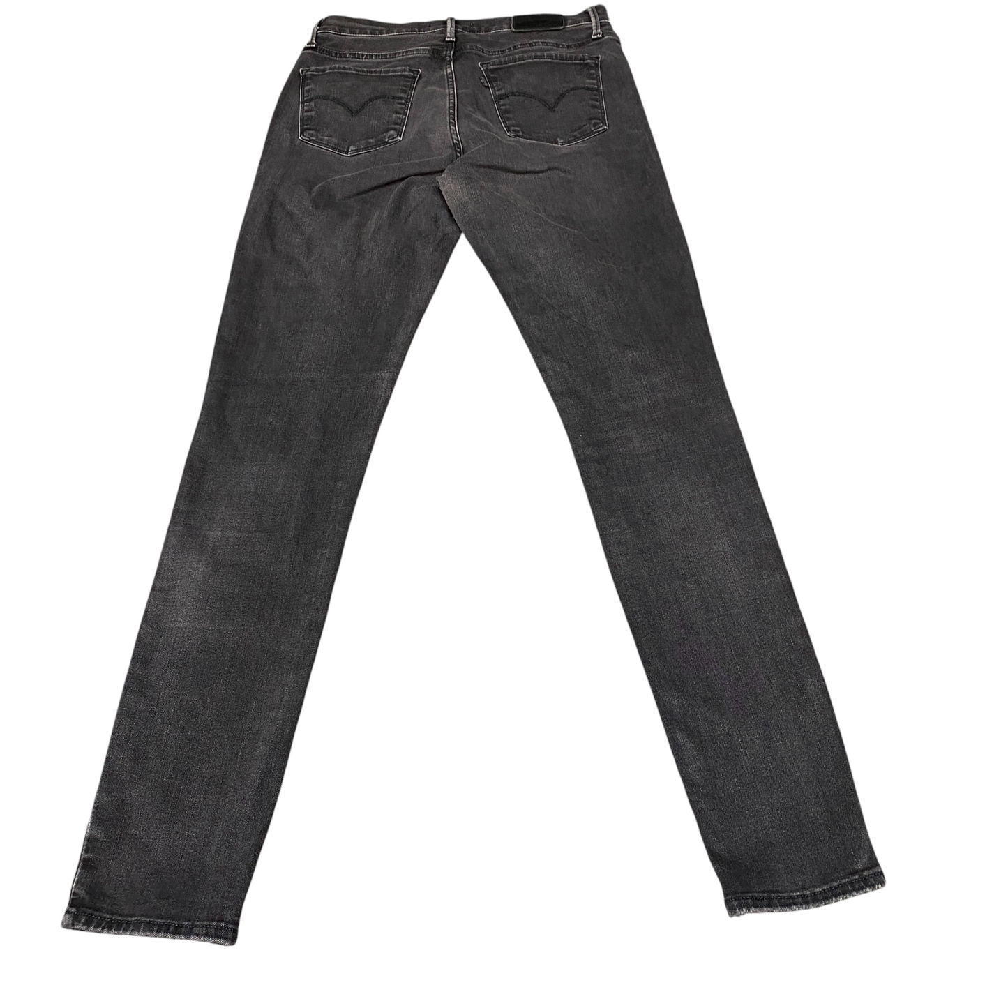 Levi's Jeans Womens 28" Waist Black Denim Premium Stretch 720 Super Skinny Leg