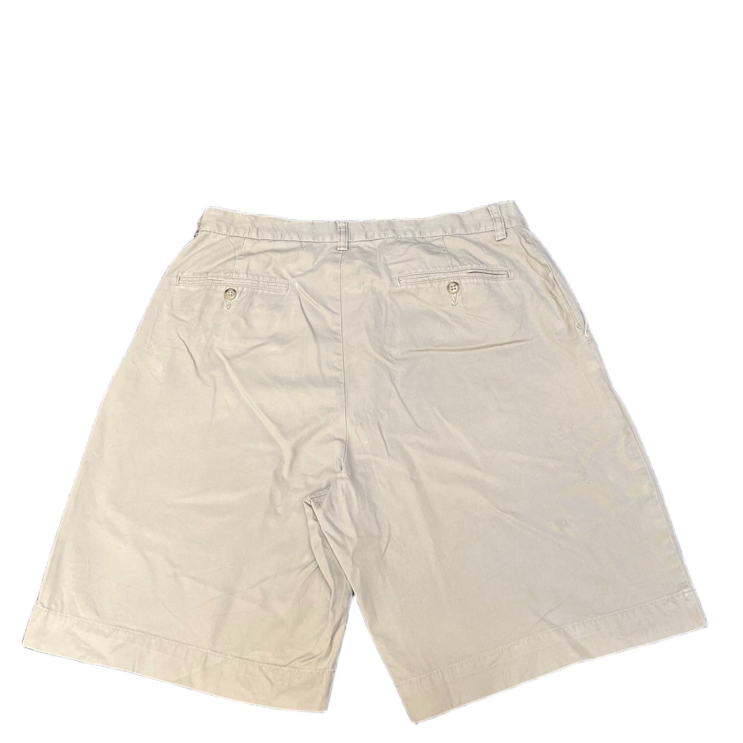 Polo Ralph Lauren Chino Shorts Fits as Mens Medium 31" Waist Beige Flat Front