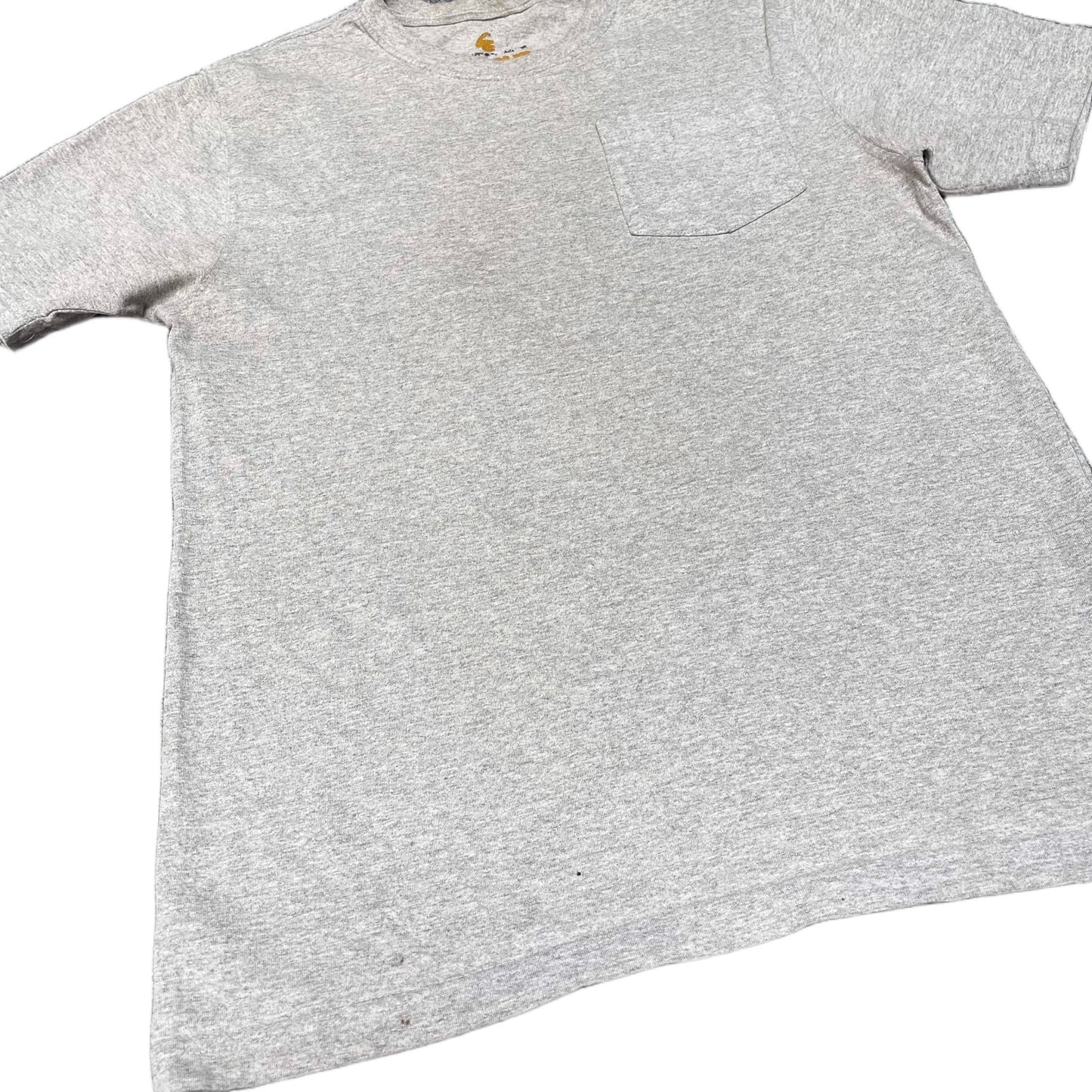 Carhartt Pocket T-Shirt Mens S Grey Heather Original Fit Short Sleeve Summer Tee