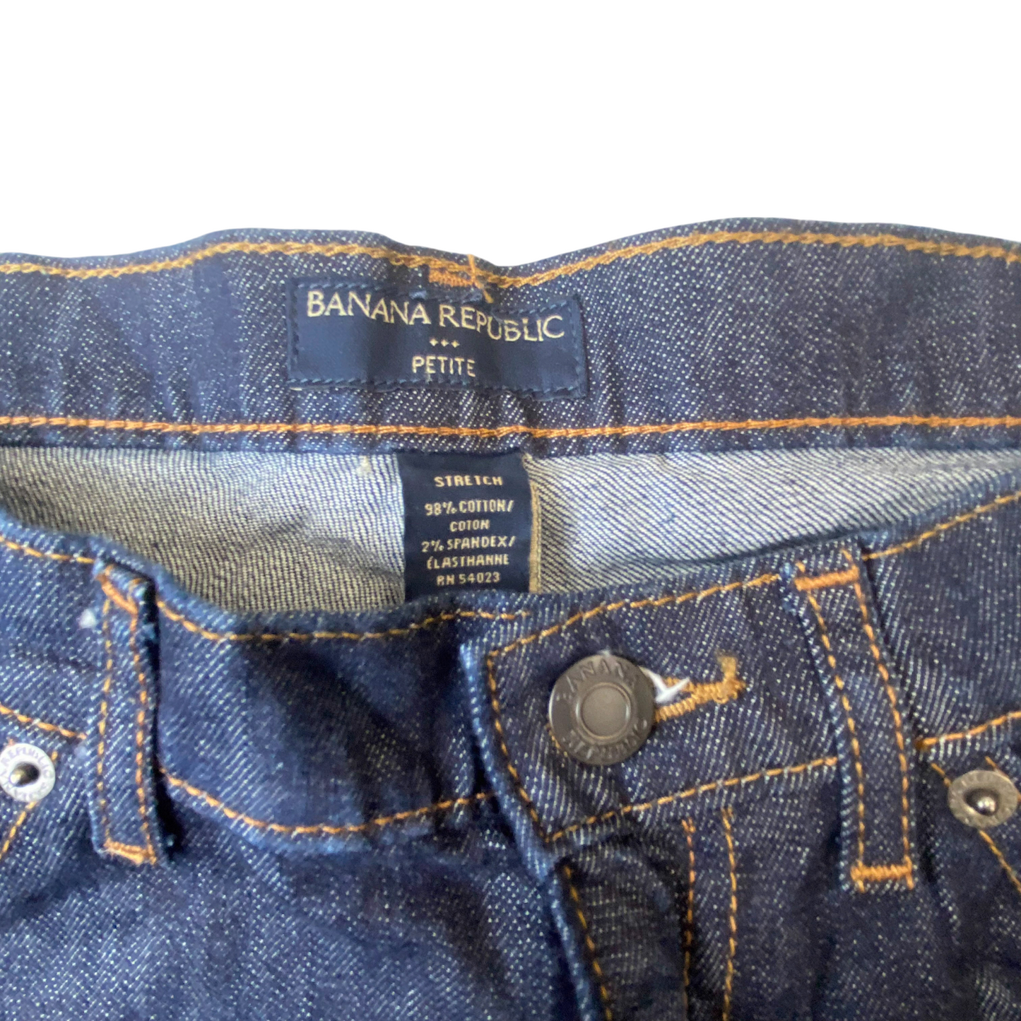 Banana Republic Jeans Womens Large W30 L28 Blue Denim Stretch Bootcut Outdoor