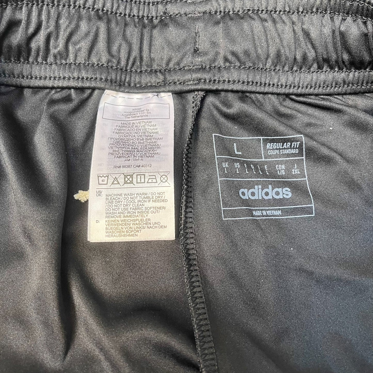 Adidas Aeroready Training Shorts Mens L 31" Waist Black Regular Fit Drawstring