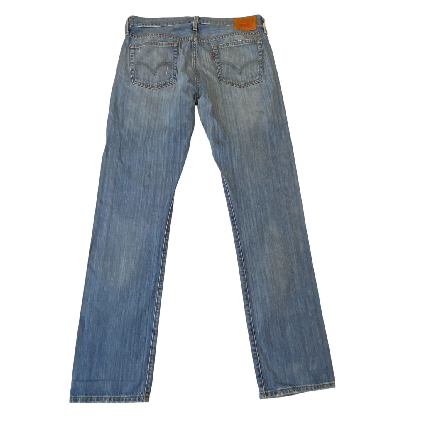 Levi's 501 Jeans Mens Medium W31 L31 Blue Denim Red Tab Straight Fit Outdoor