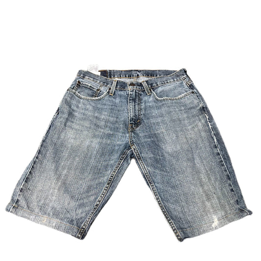 Levi's 559 Denim Shorts Fits as Mens Medium 32" Waist Blue Relaxed Straight Fit