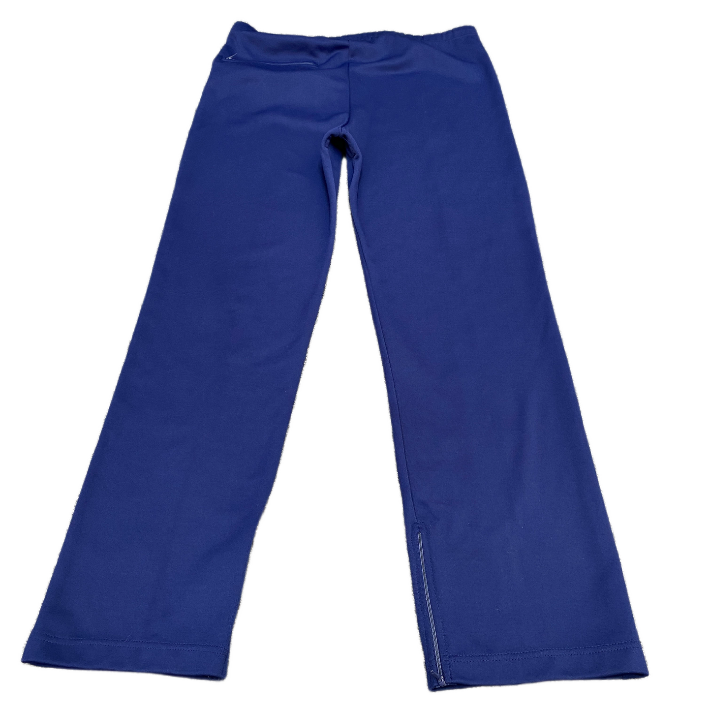 Joggers Women 36" Waist Blue Regular Fit Athletic Ankle Zip Trousers