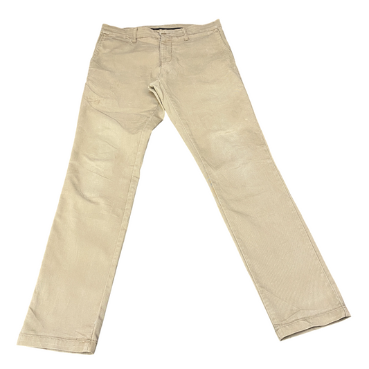 Carhartt Sid Pants Mens Medium Beige Stretch High Waisted Slim Fit Straight Leg