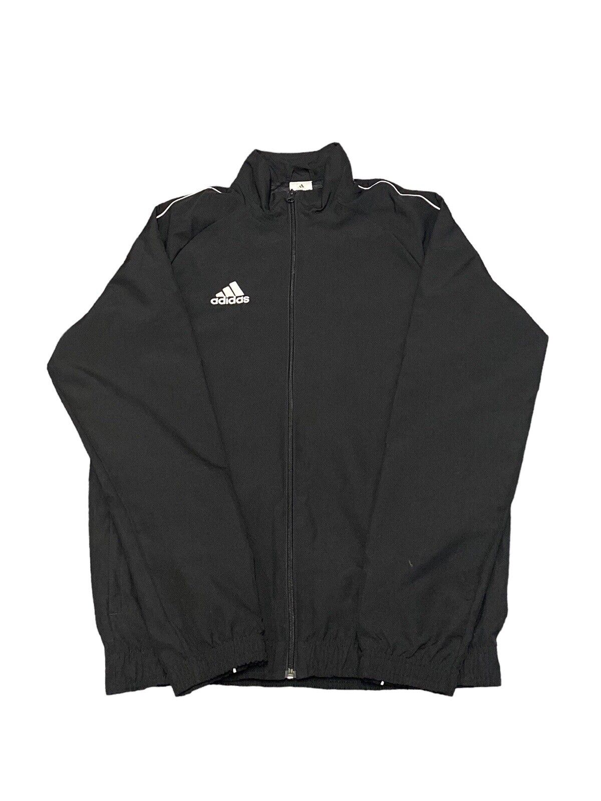 Adidas Lightweight Zip Up Track Jacket Black Mens S