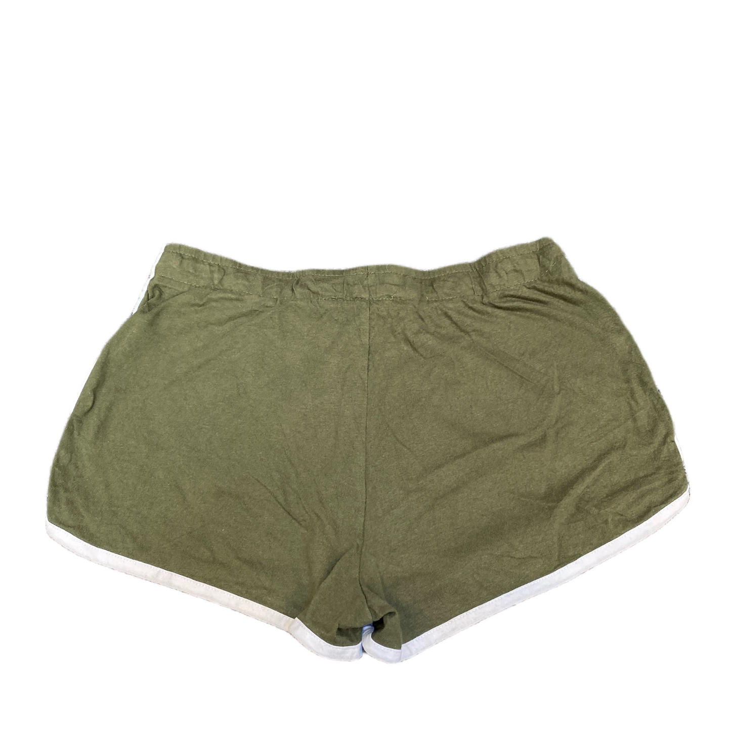 Running Sprinter Shorts Girls S 29" Waist Green Athletic Workout Dolphin Hem