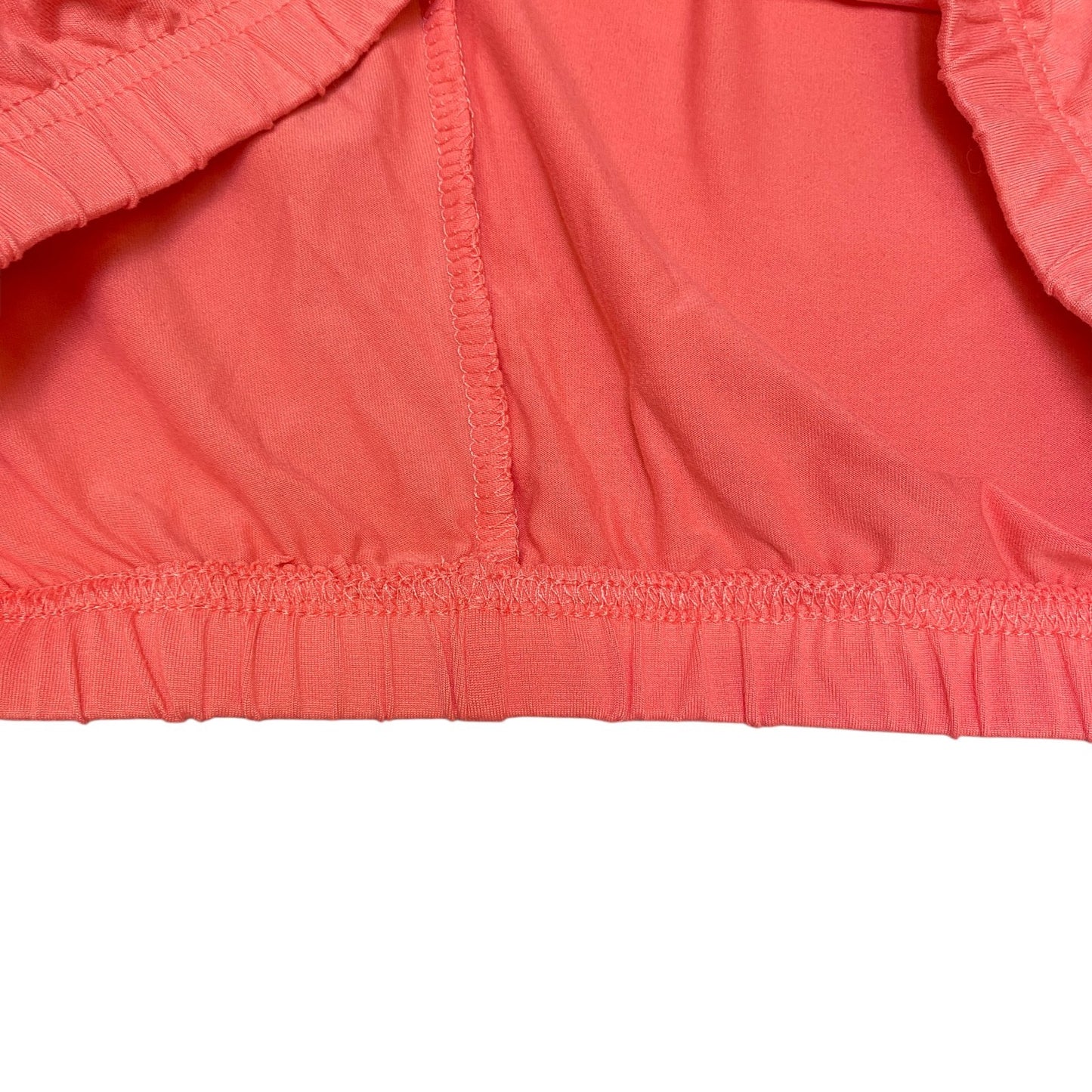 Running Sprinter Shorts Womens XL 30" Waist Peach Athletic Workout Dolphin Hem