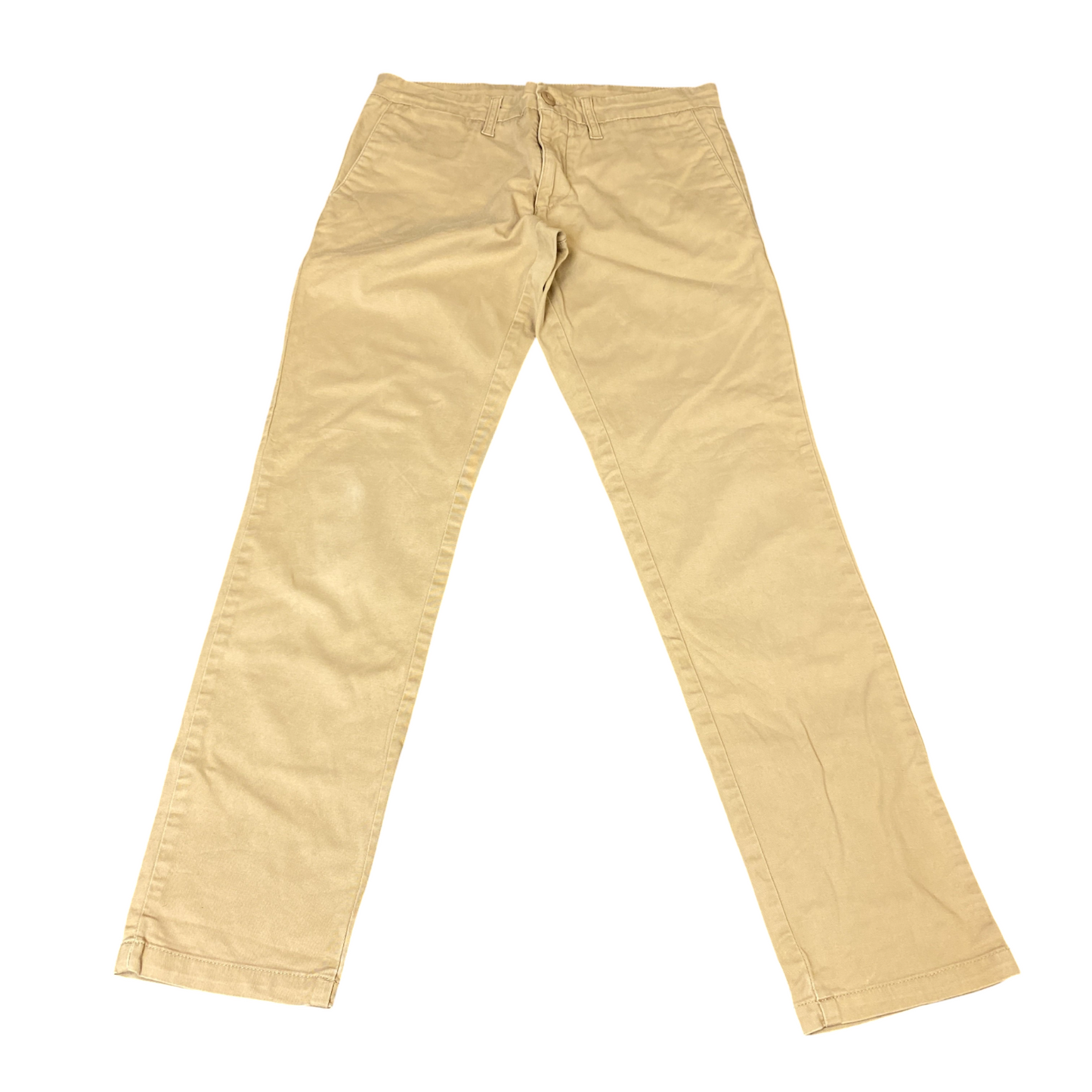 Carhartt Sid Pants Mens Medium Beige Stretch Workwear Low Waist Straight Leg