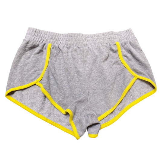 Disney Pixar Toy Sprinter Running Shorts Women Small Grey Elastic Waist Athletic