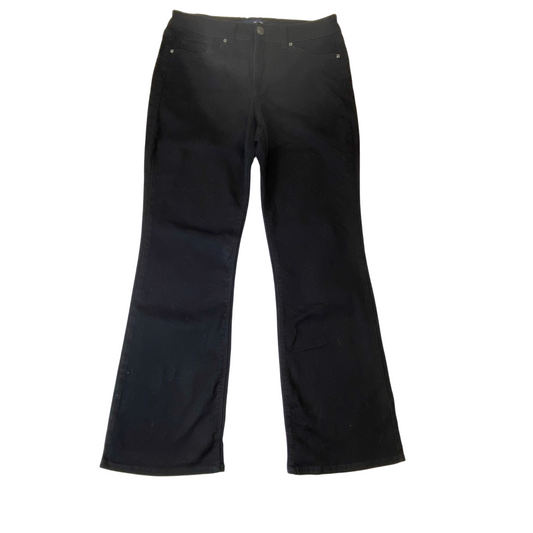 Basic Editions Jeans Womens Large W32 L28 Black Denim Bootcut Comfort Fit
