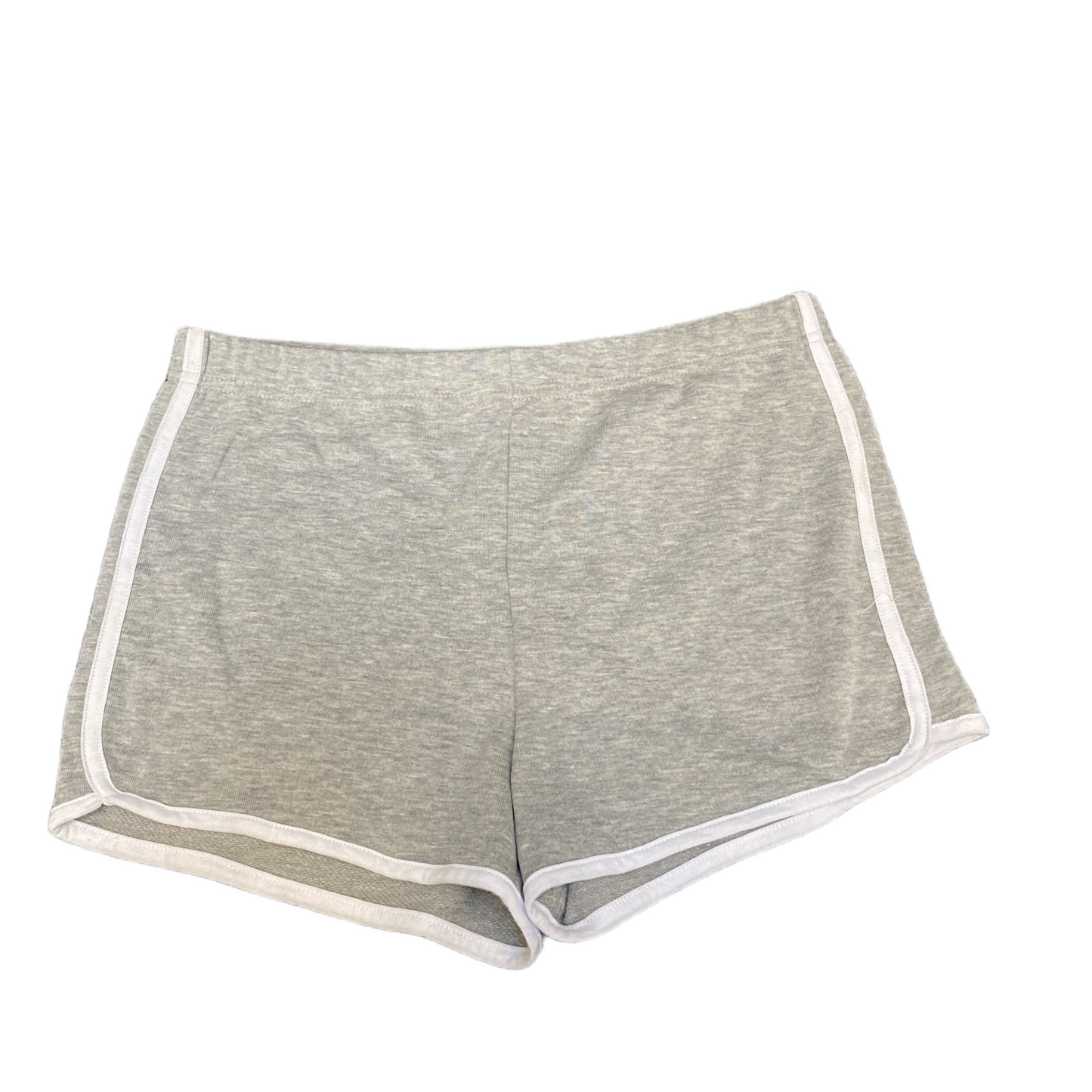 Running Sprinter Shorts Womens M 30" Waist Grey Athletic Gym Workout Dolphin Hem