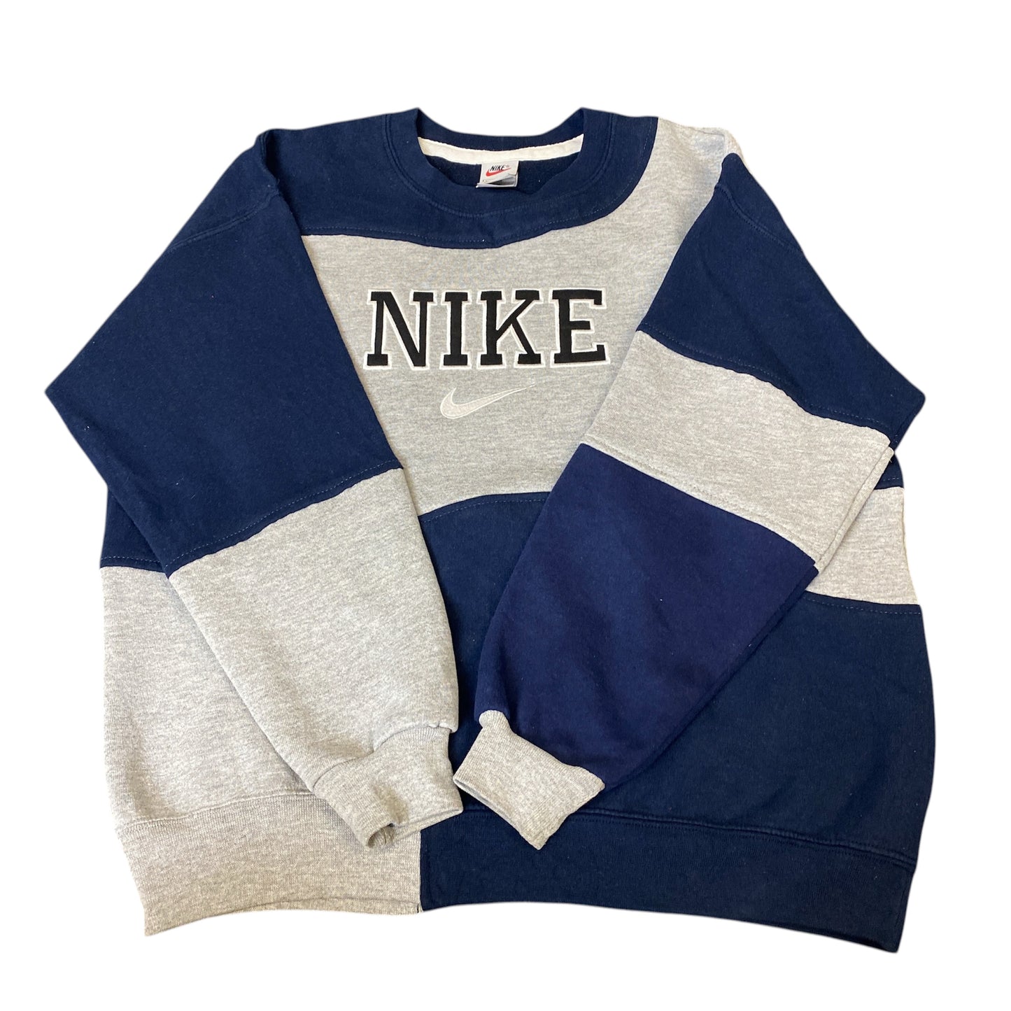 Nike Reworked Sweatshirt Mystery Box, Colour Panels, Sizes S to XL