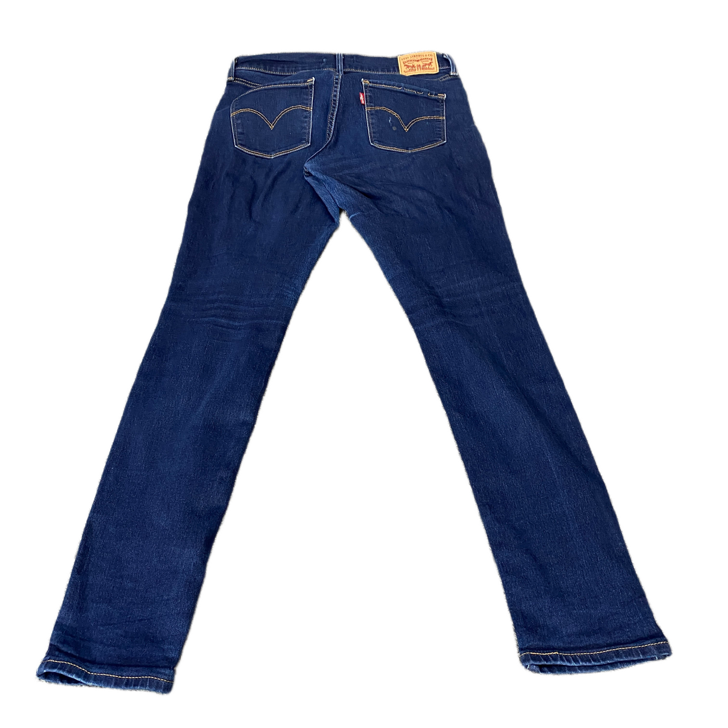 Levi's Jeans Fits as Womens 29" Waist Blue Denim Stretch 311 Shaping Skinny Leg