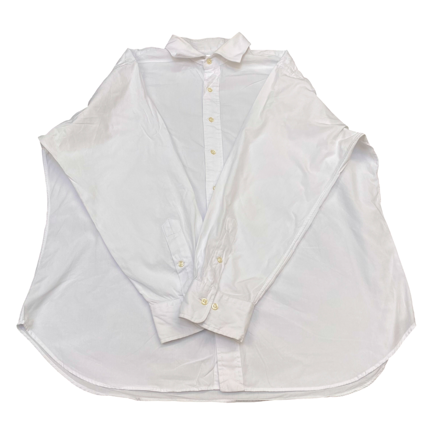 Polo Ralph Lauren Formal Shirt Mens XL White Classic Fit Long Sleeve Button Down