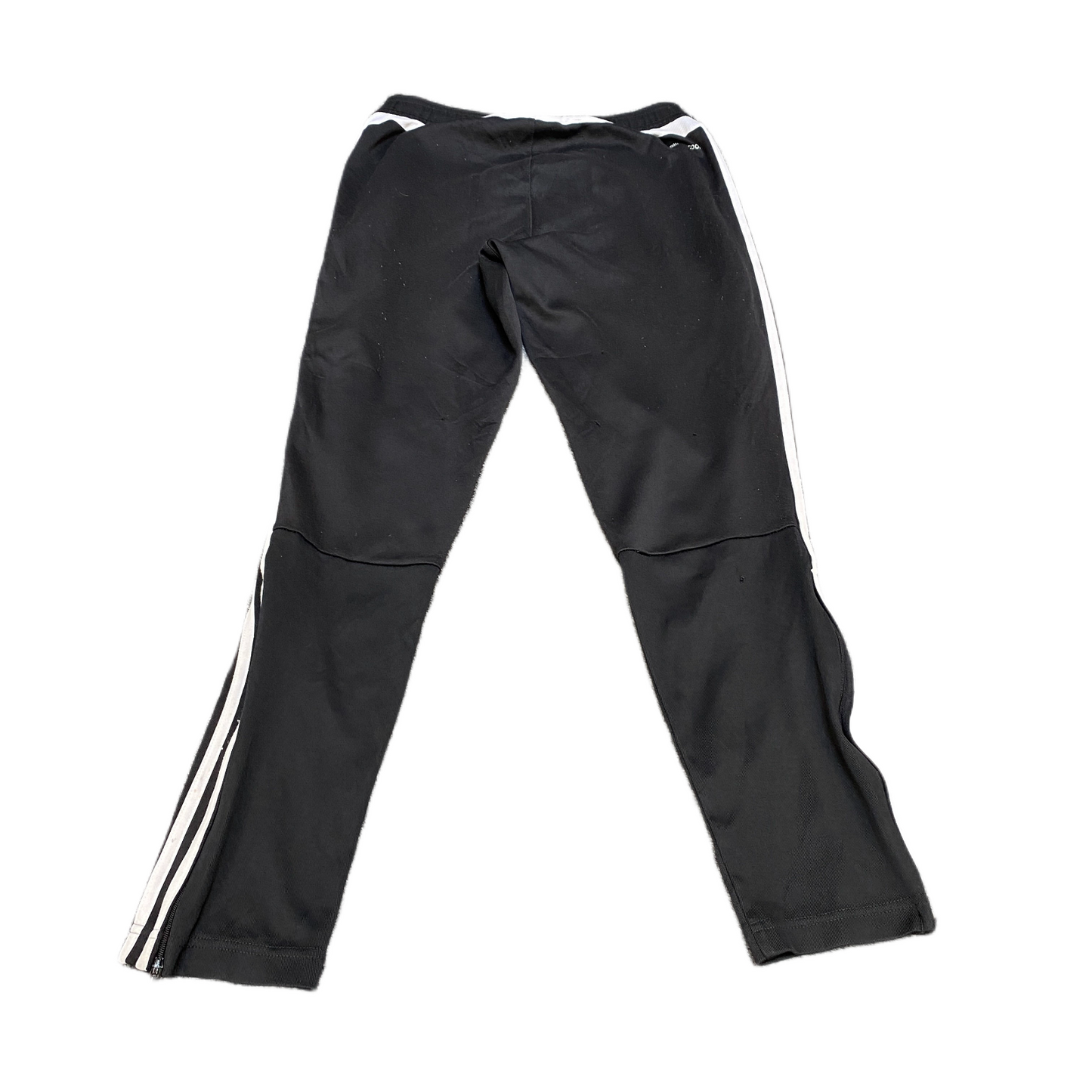 Adidas Climacool Joggers Fits as Womens 27" Waist Black Ankle Zip Gym Trousers