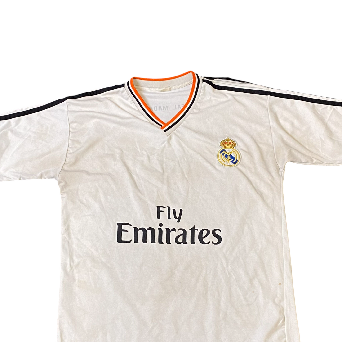 Real Madrid CF Ronaldo #7 Home Jersey Mens Small White Authentic Football Sports