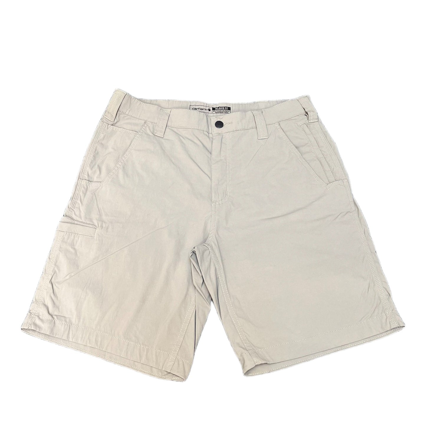 Carhartt Cargo Shorts Fits as Mens Large 33" Waist Beige Relaxed Fit Outdoor