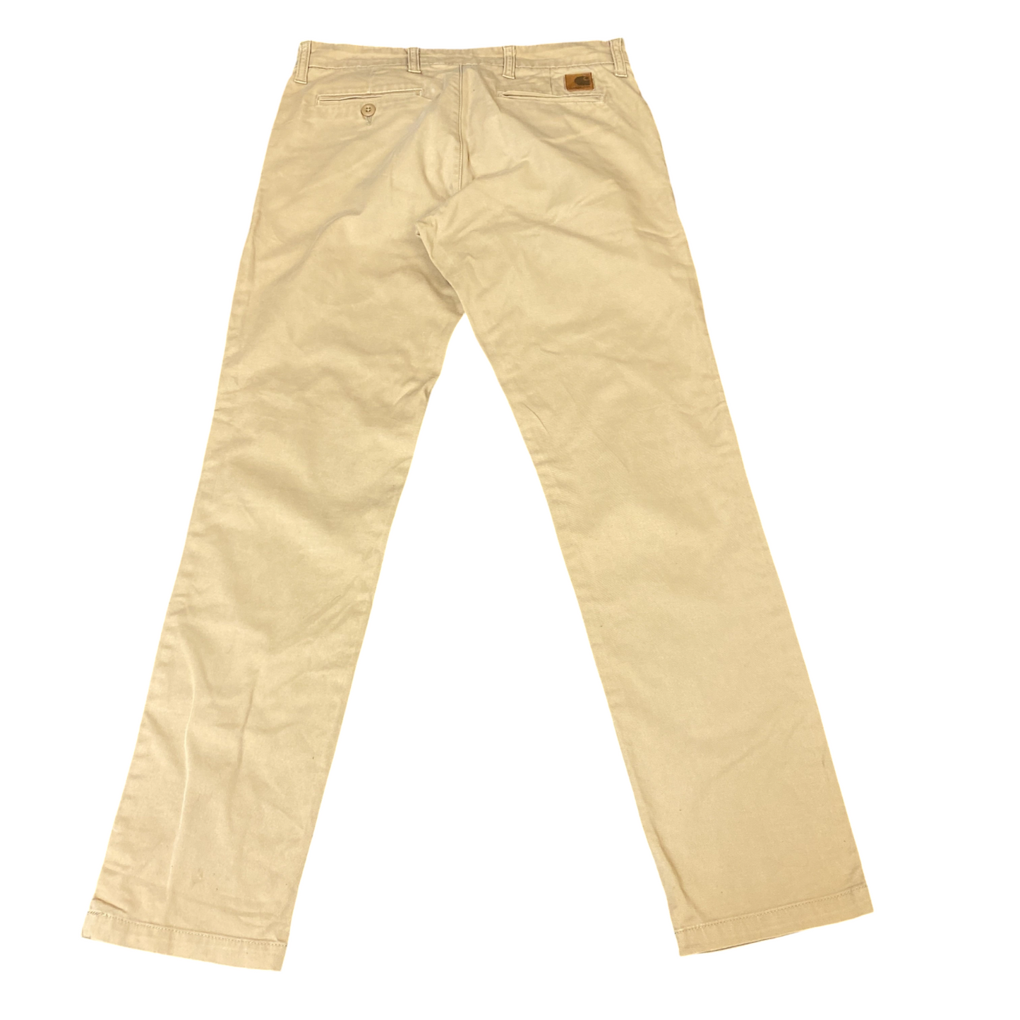 Carhartt Sid Pants Mens Medium Beige Stretch Workwear Low Waist Straight Leg