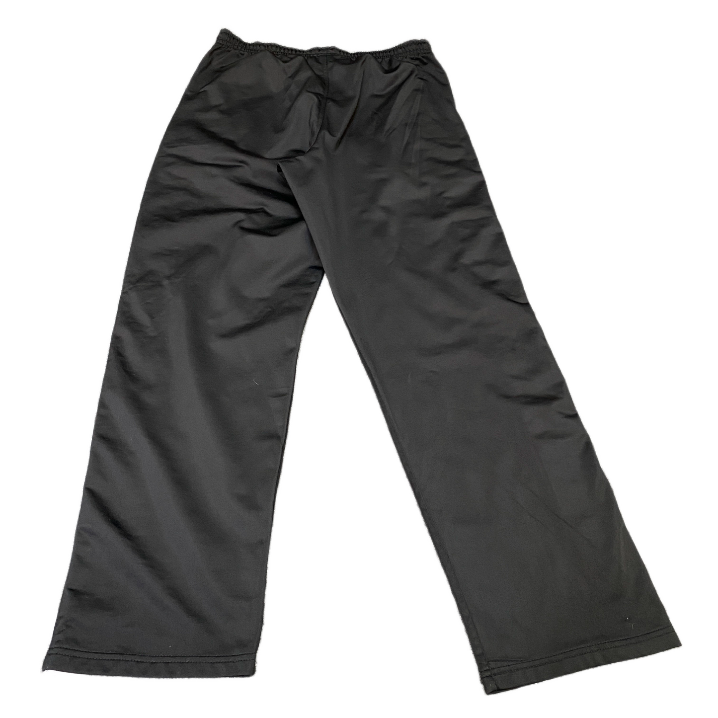 Crane Sports Joggers Fits as Mens M 30" Waist Black Side Snap Straight Trouser