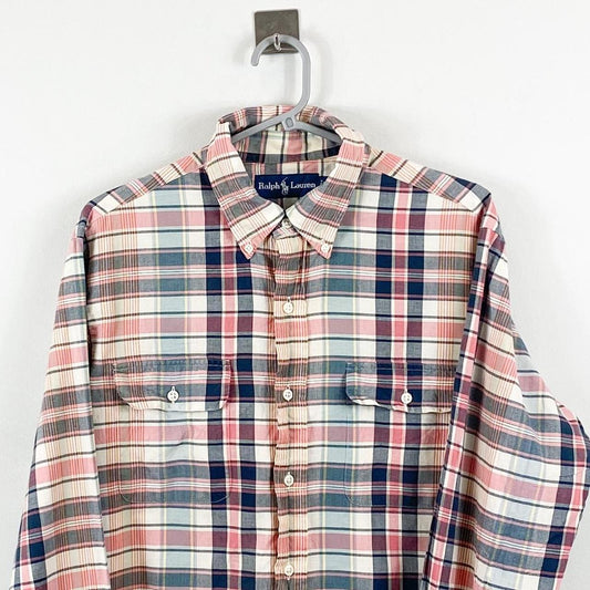 Ralph Lauren Shirt Pink Check Men’s M