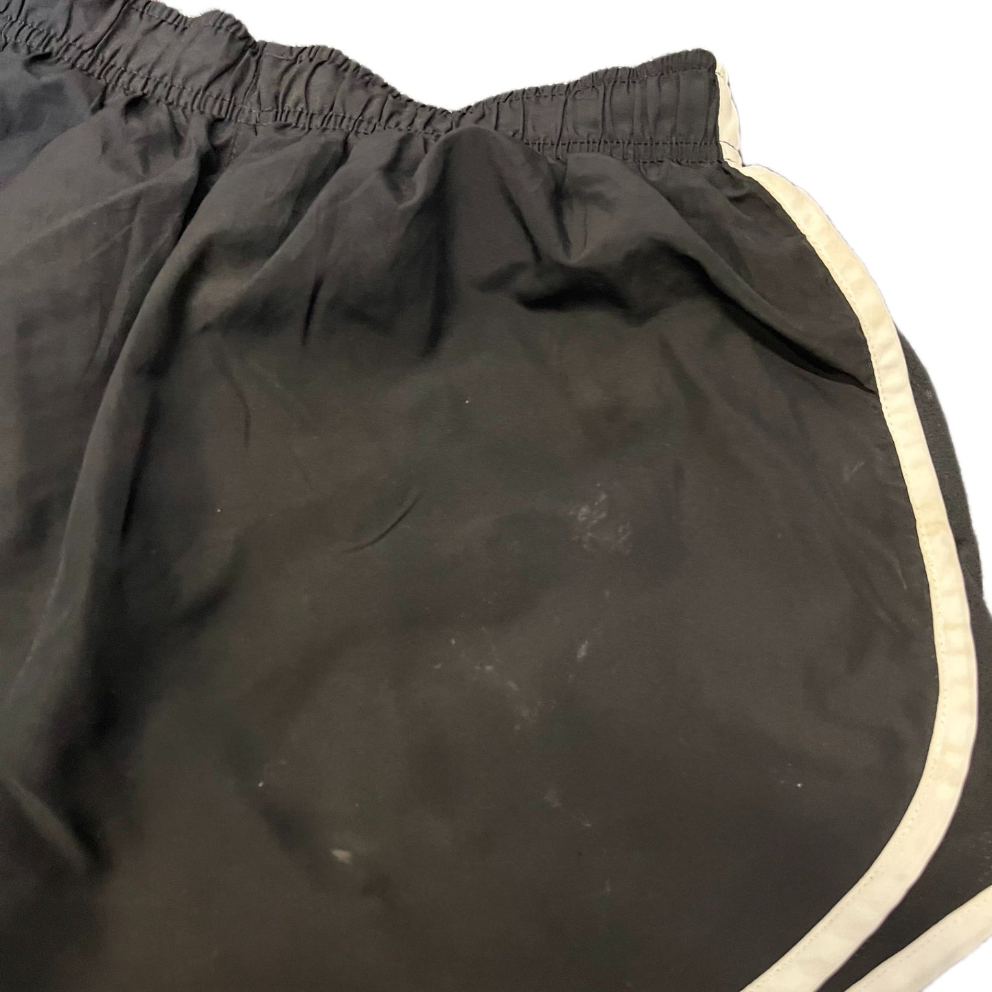 Nike Dri-FIT Running Sprinter Shorts Fits as Women S 26" Waist Black Dolphin Hem