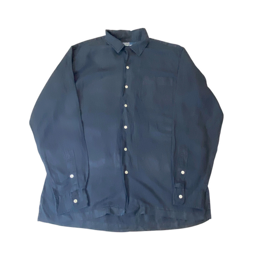 Ralph Lauren Shirt Mens M Blue Casual Long Sleeve Pony Logo Button Down Outdoor