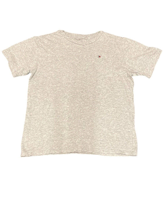 Tommy Hilfiger T-Shirt Grey Womens L Front Logo