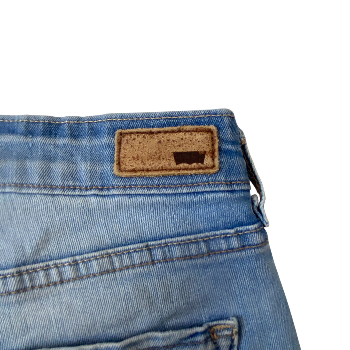 Levi's Jeans Womens 28W 27L Blue Denim Red Tab Slight Curve Mid-Rise Slim Fit