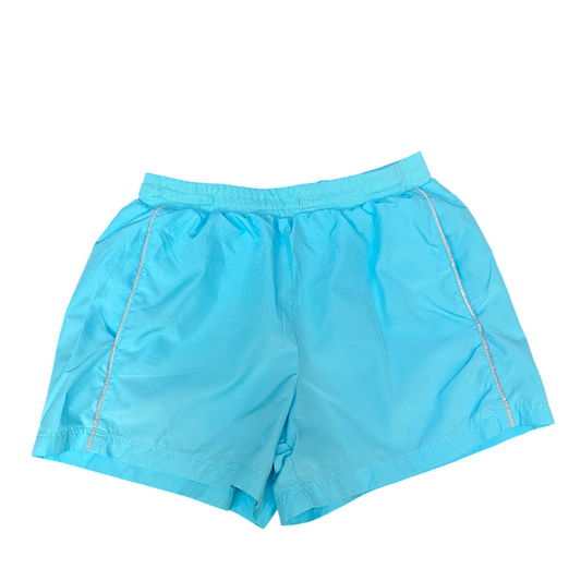 Running Sprinter Shorts Womens XL Blue Athletic Fit Gym Workout Elastic Waist