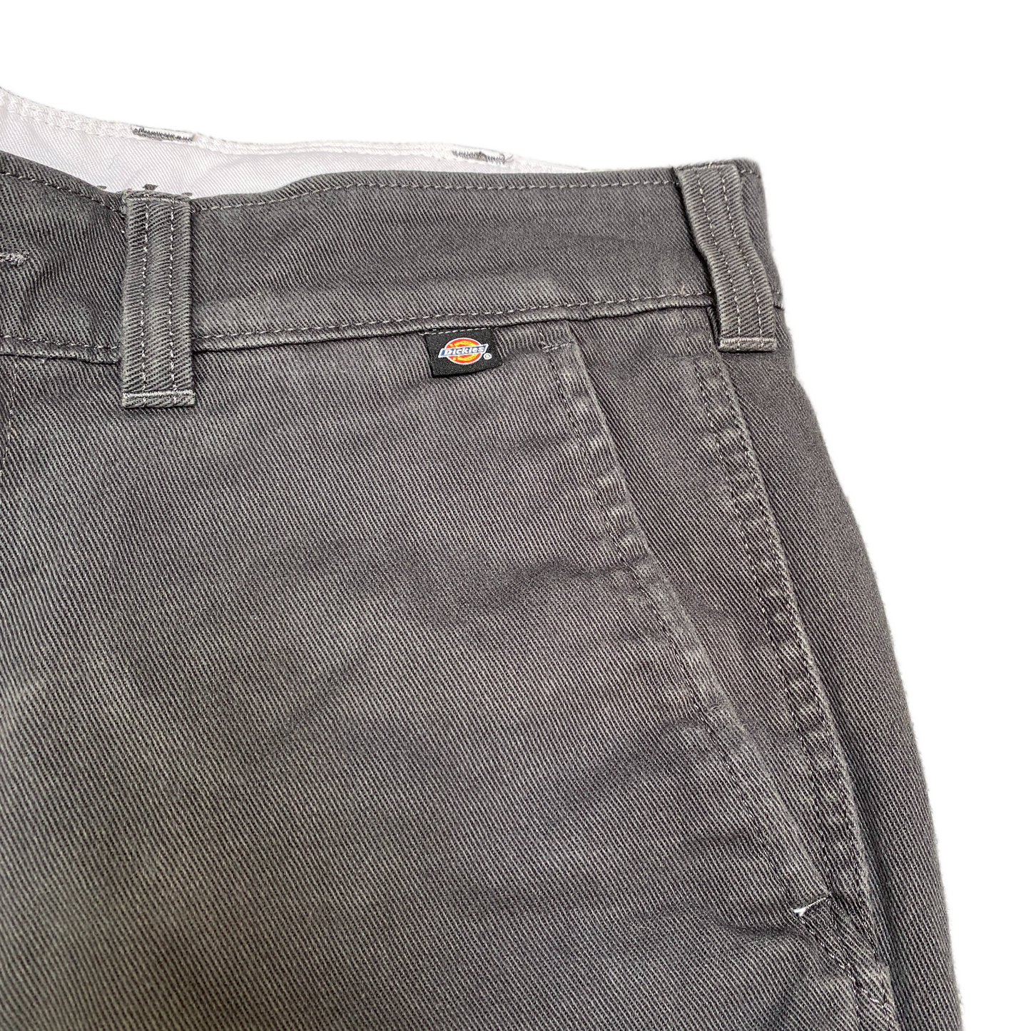 Dickies Chino Pants Fits as Mens 34" Grey 4-Way Stretch Quick Drying Trousers