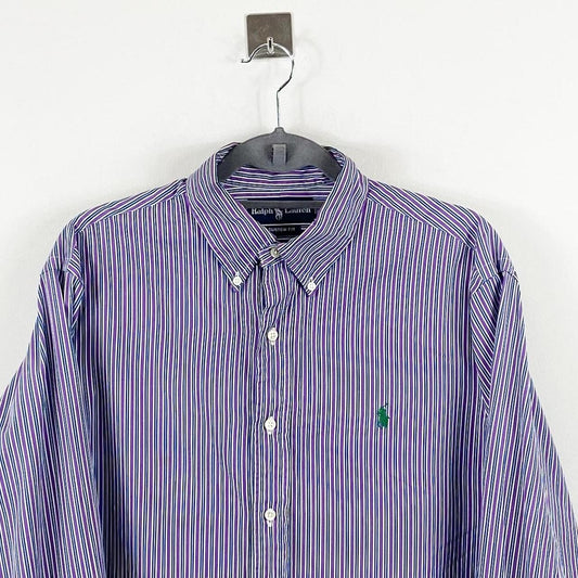 Ralph Lauren shirt Purple stripes men’s L