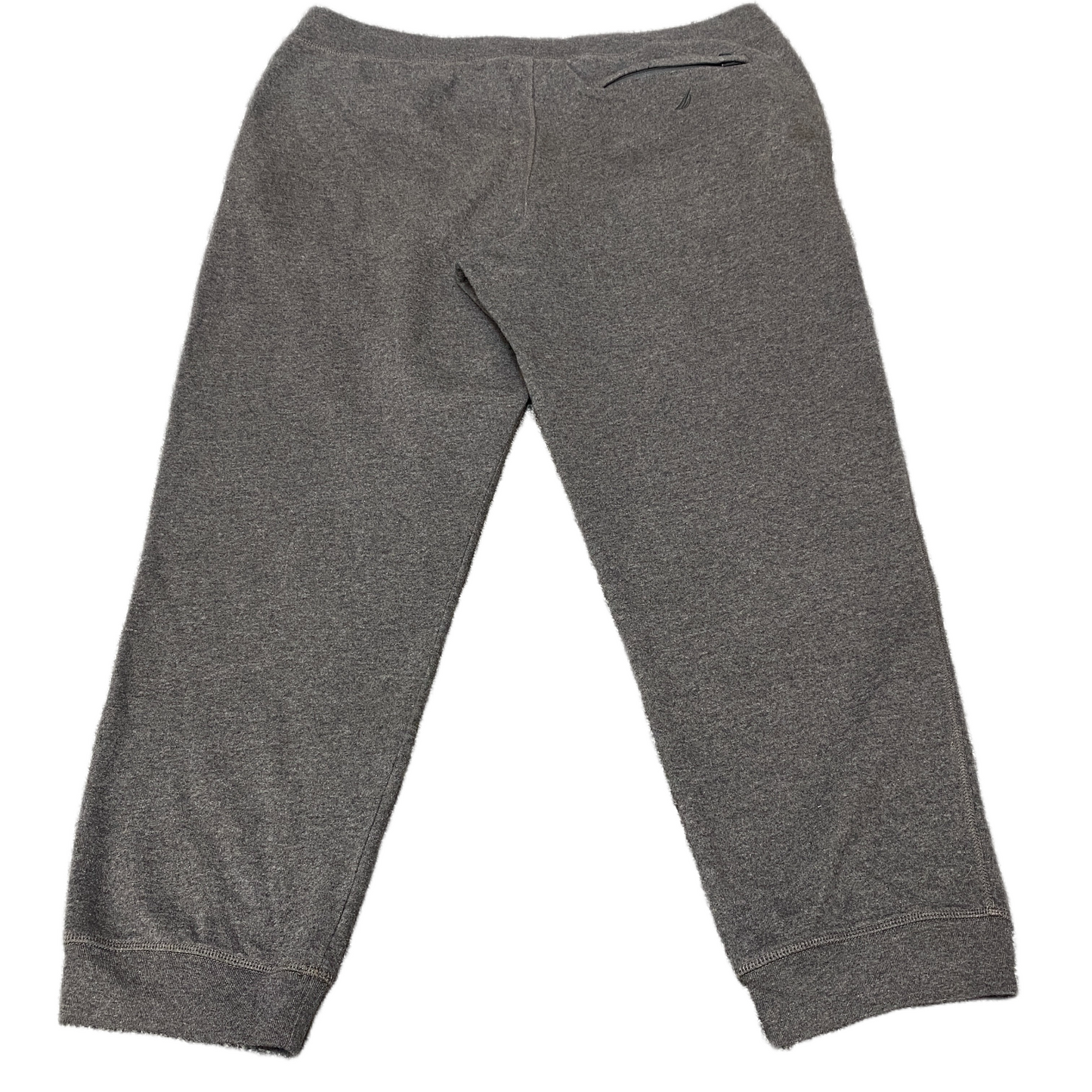 Nautica Joggers Fits as Mens 40" Waist Grey Gym Training Yoga Drawstring Trouser