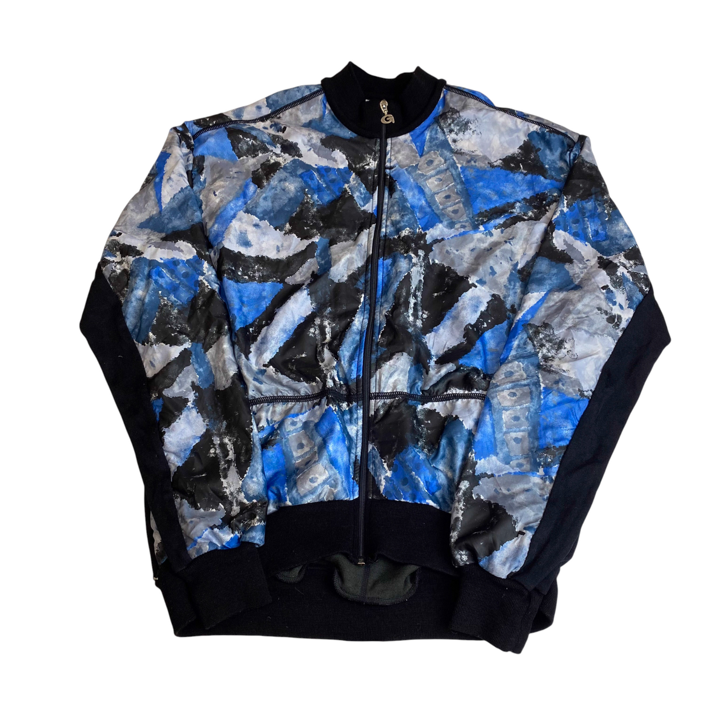 Gonso Jacket Womens M Multi Tie Dye Print Windbreaker Long Sleeve Full Zipper