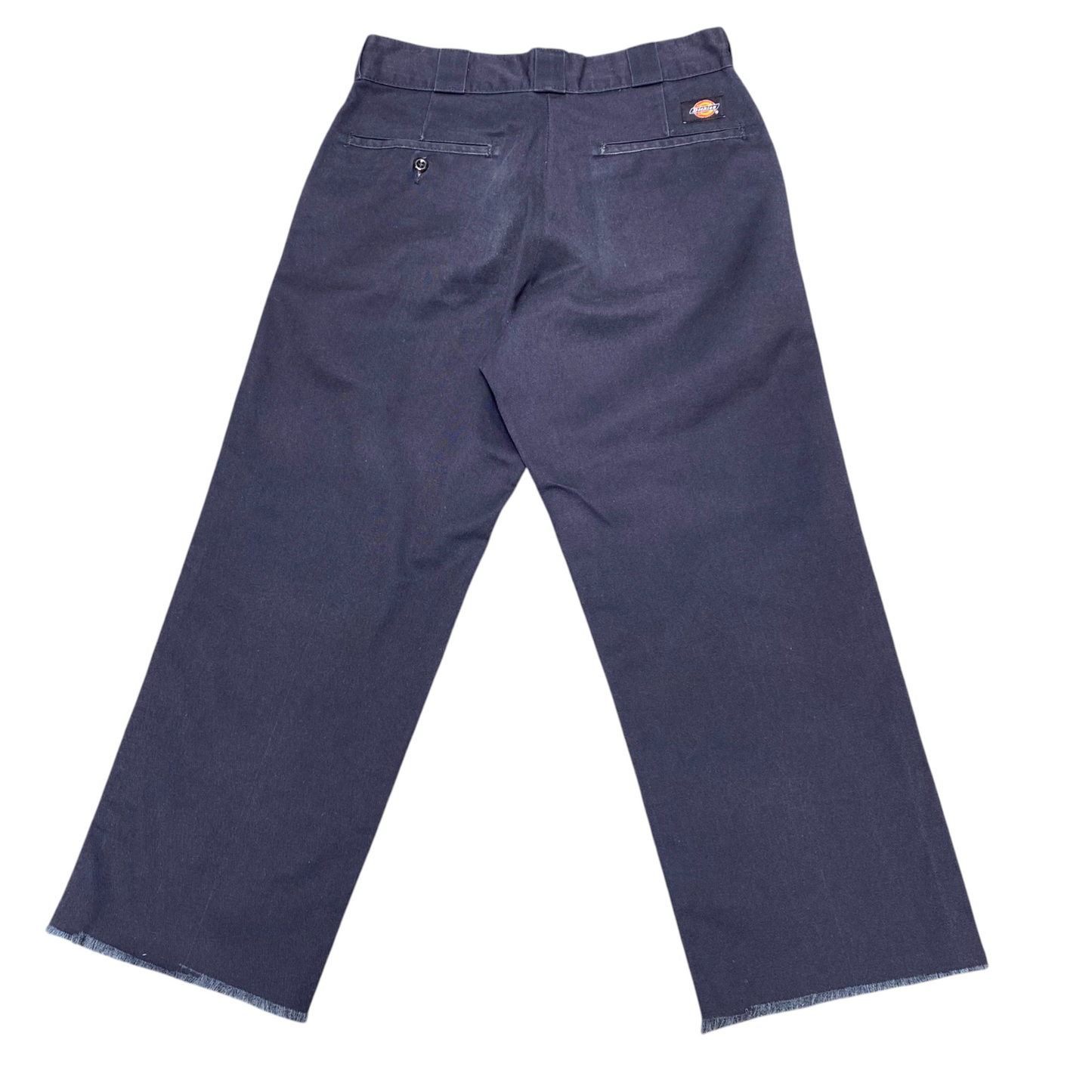Dickies Trousers Men's Medium Blue Original Straight Fit Casual Pockets Workwear