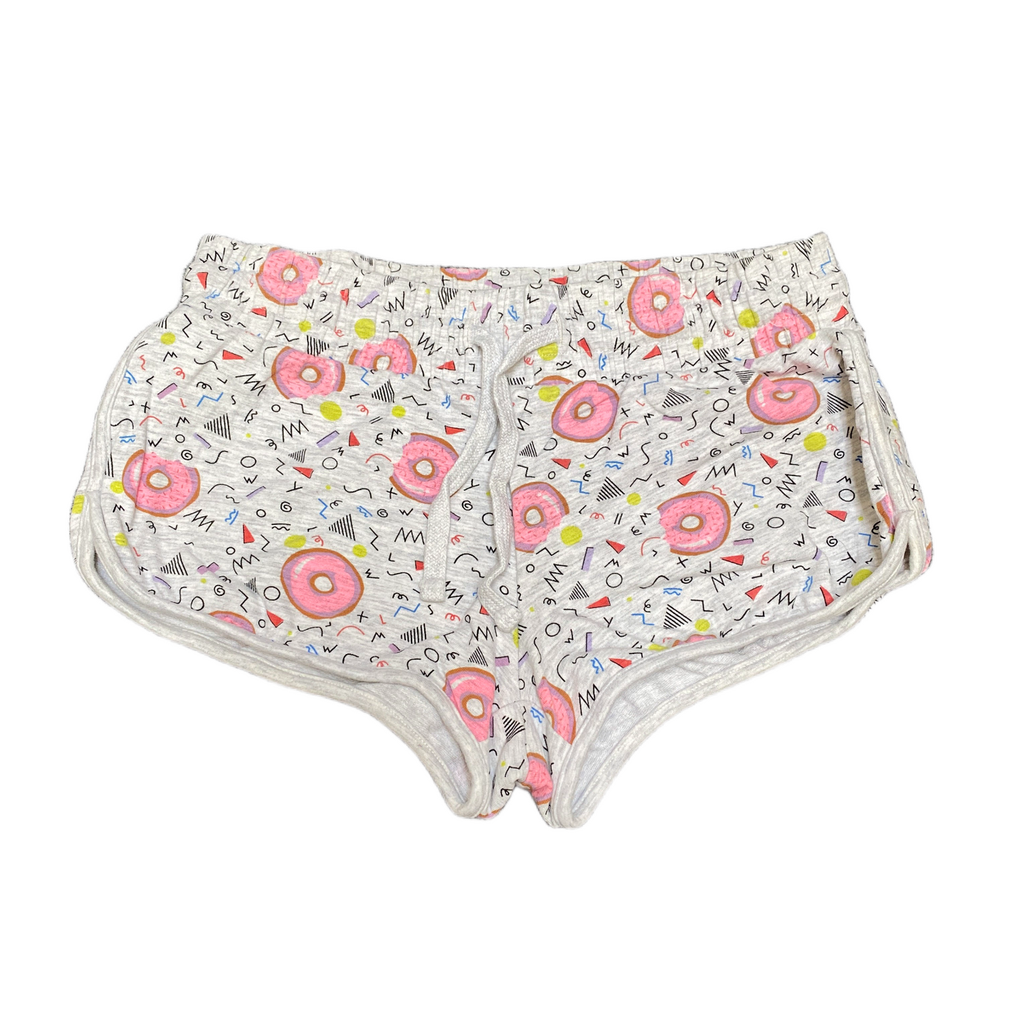 Running Sprinter Shorts Womens XS 25" Waist Multi Patterned Athletic Dolphin Hem