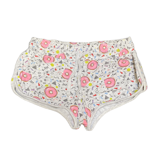 Running Sprinter Shorts Womens XS 25" Waist Multi Patterned Athletic Dolphin Hem