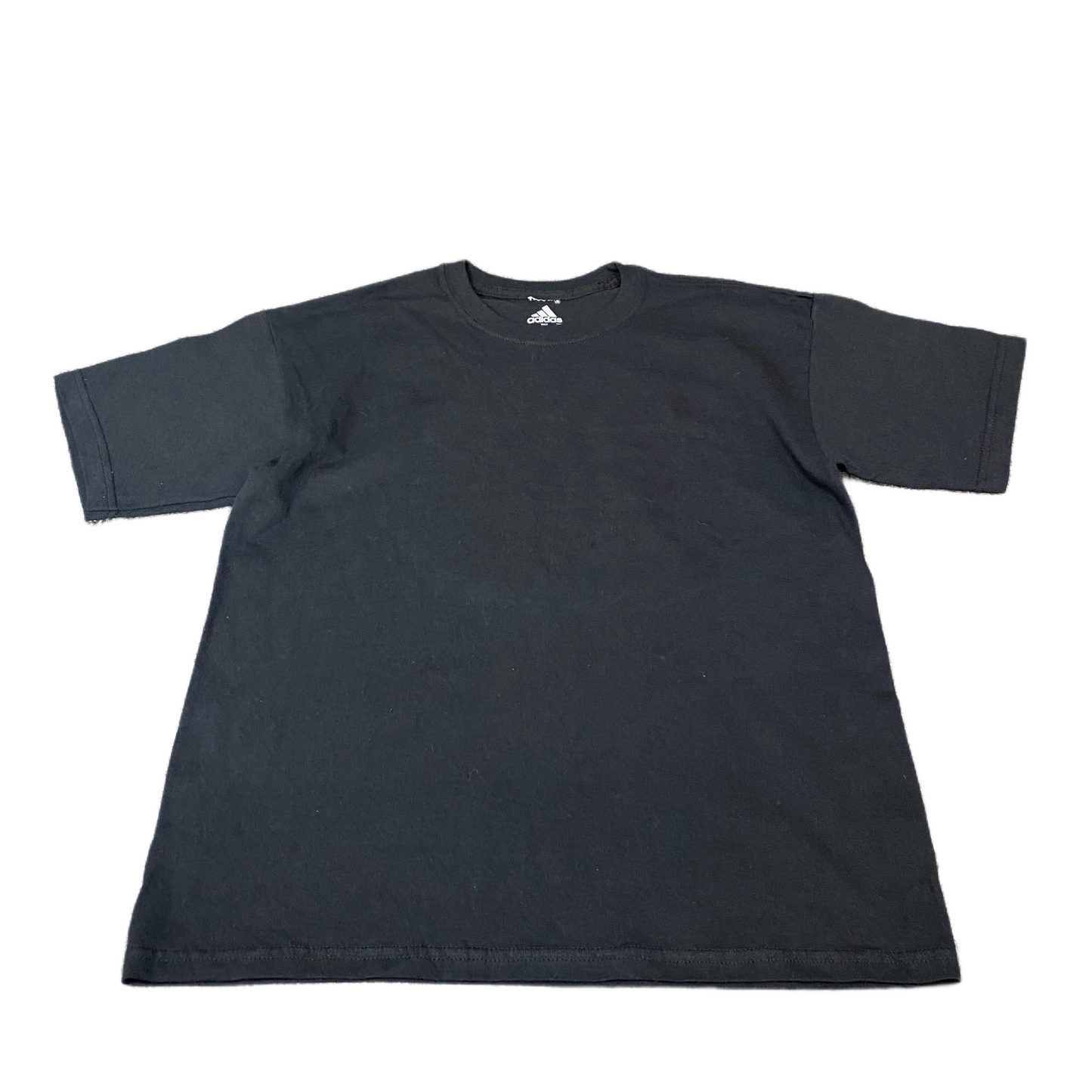 Adidas T-Shirt Womens L Black Regular Fit Oversized Short Sleeve Crew Neck Tee