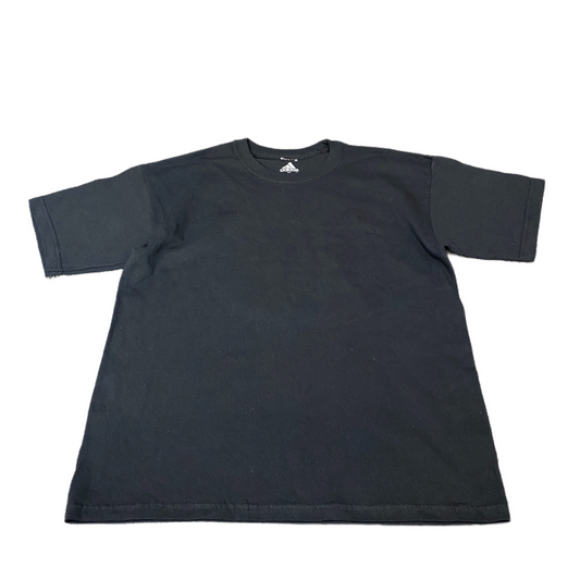 Adidas T-Shirt Womens L Black Regular Fit Oversized Short Sleeve Crew Neck Tee