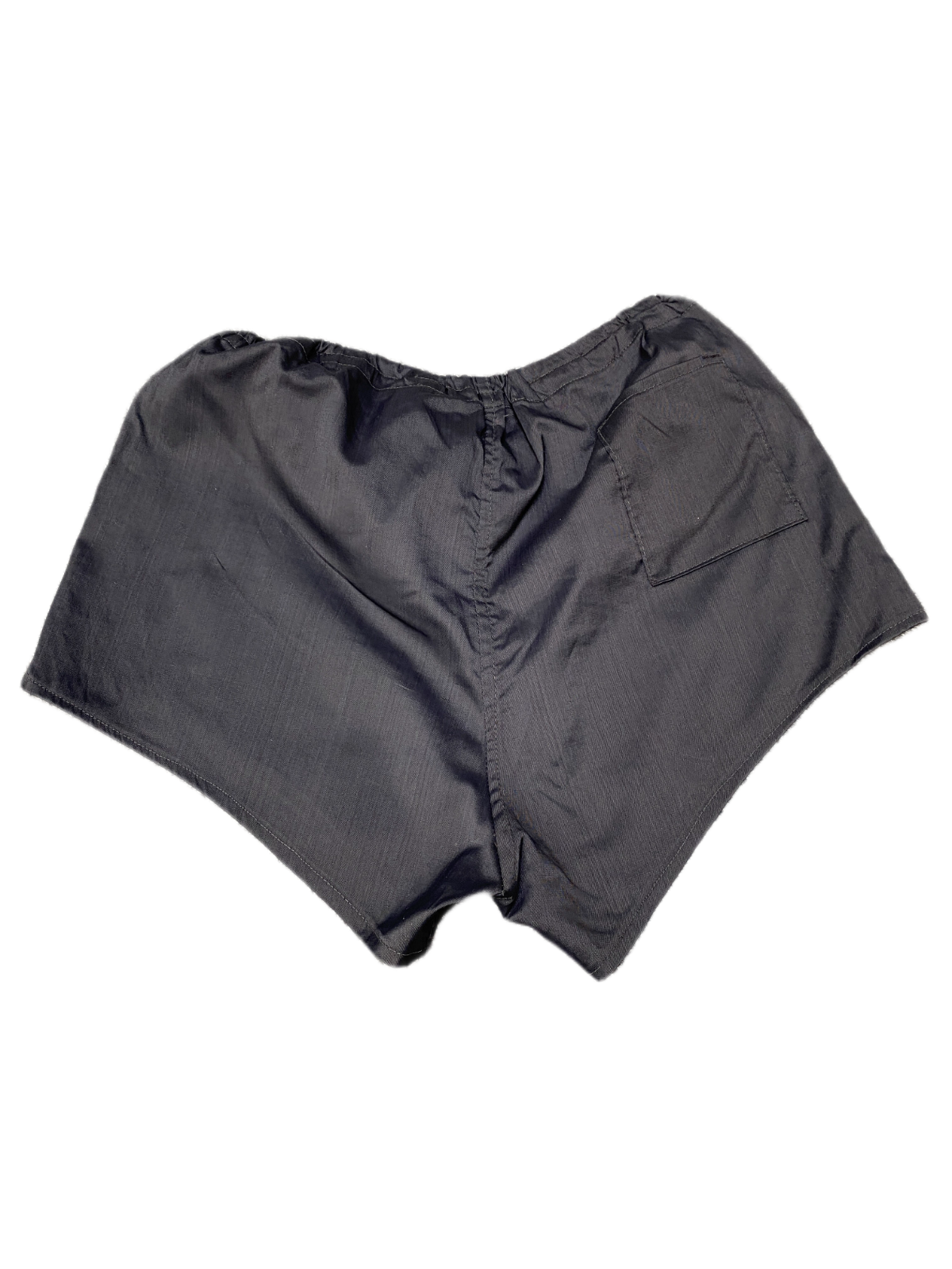 Running Shorts Womens Small 26" Waist Black Gym Training Dolphin Hem Pull On